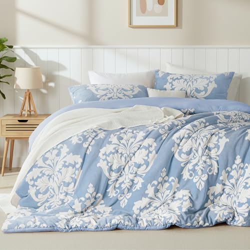 Edredom de inverno de flanela estampado Burnout, colcha de pelúcia boêmia com forro de microfibra ultramacio, roupa de cama quente para todas as estações