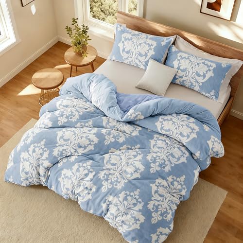 Edredom de inverno de flanela estampado Burnout, colcha de pelúcia boêmia com forro de microfibra ultramacio, roupa de cama quente para todas as estações